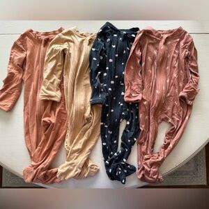 Wildbird brand Set of 4 Footed PJs